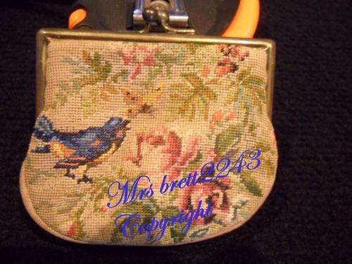 Vintage Embroidered Money Purse