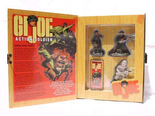 Action Snow Trooper Green Beret Action Soldier set of 3 SEALED IN BOX 54mm Pewter