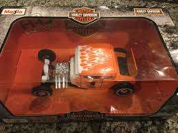 1929 Ford Model A Hot Rod Die-cast Car  Harley Davidson