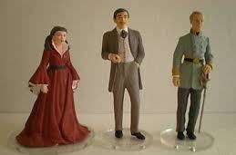 Gone with the wind diorama with figures.