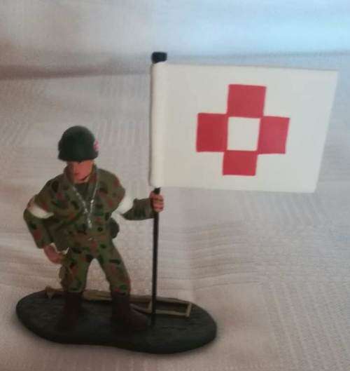 G.I. Joe W. Britain Medic Action Marine Beachhead Assault 54mm Pewter Replicas