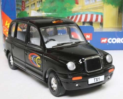 London Taxi TX1, Black  The London Scene ` Dial a Cab `