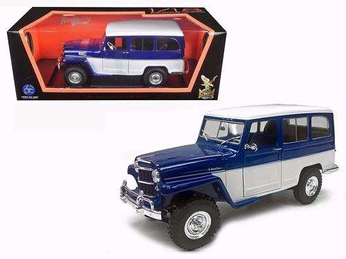 1955 Willys Jeep  Station Wagon bluewhite