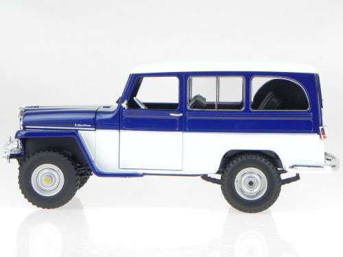 1955 Willys Jeep  Station Wagon bluewhite