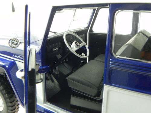 1955 Willys Jeep  Station Wagon bluewhite