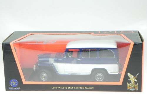 1955 Willys Jeep  Station Wagon bluewhite