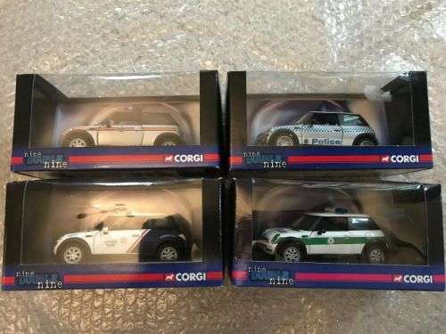 4 x Mini Cooper Police Cars: : "Police cars of the world"