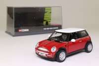 BMW Mini-Cooper, Red, White Roof  2001