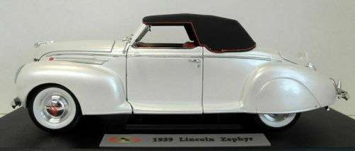 1939 Lincoln Zephyr Convertible Pearl white