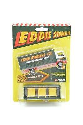 Eddie Stobart Starter Set 1 with Pallets . Open Curtainside Lorry