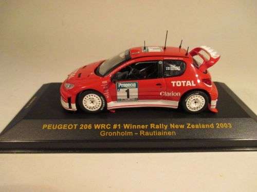 Peugeot 206 WRC winner New Zealand 2003