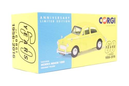 Morris Minor 1000, Highway Yellow ( Corgi 60th )