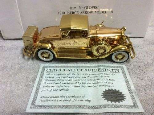 1930 Pierce Arrow Model B  (Gold Plated series)