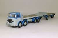 ERF KV, 8 Wheel Rigid Flatbed & Trailer,