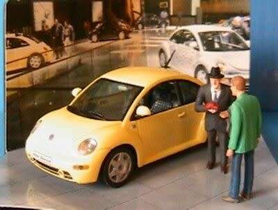 VW Beetle 1999  with 2 figures (Malimium Collection)