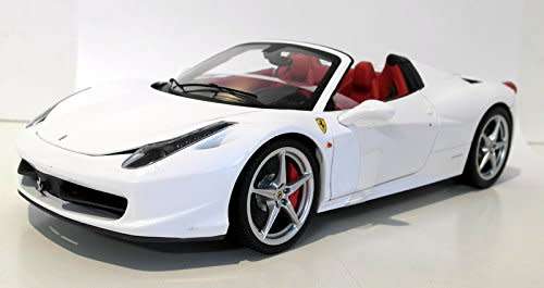 Ferrari 458 Italia Spider White {Elite Edition]