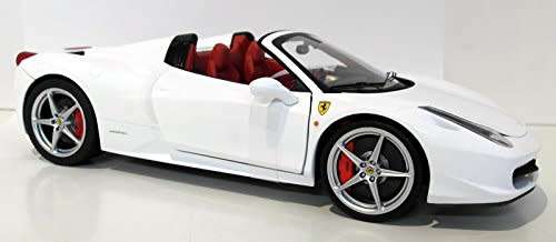 Ferrari 458 Italia Spider White {Elite Edition]