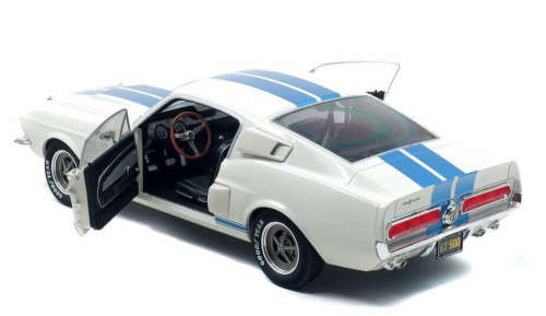 1967 Shelby Mustang GT500 - White/Blue