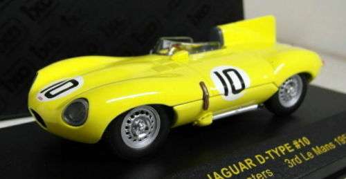 Jaguar D TYPE #10 Swaters/Claes 3rd Le Mans 1955