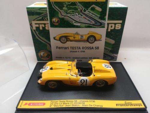 Ferrari - 250TR   58 N 21 6th Le Mans 1958