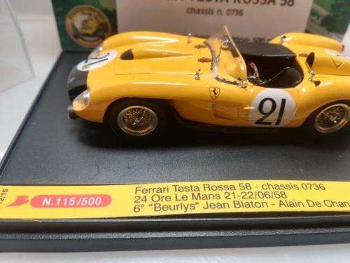 Ferrari - 250TR   58 N 21 6th Le Mans 1958