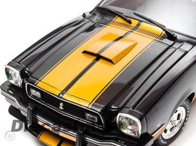 1977 Ford Mustang II Cobra II Black w/ Gold