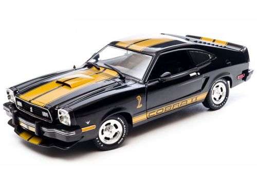 1977 Ford Mustang II Cobra II Black w/ Gold