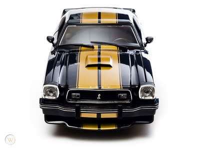 1977 Ford Mustang II Cobra II Black w/ Gold