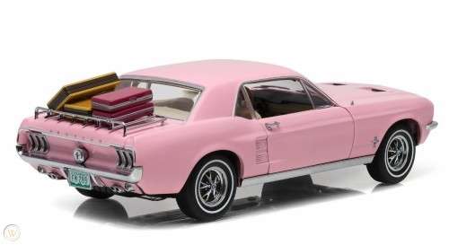 1967 Ford Mustang Coupe With Luggage Pink