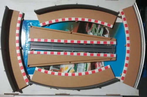 4 x Radius 2 Borders Barriers + In and Out
