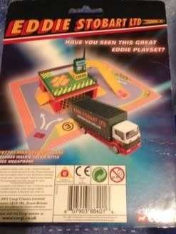 Eddie Stobart Starter Set 1 with Pallets . Open Curtainside Lorry