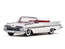 Chevrolet Impala Open Convertible 1959 White