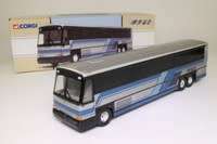 American Coach Demonstration Bus (Blue, Silver)
