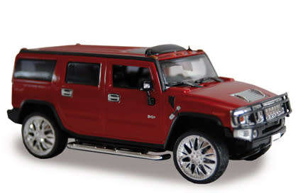 Hummer H2 SUV  Red 2004
