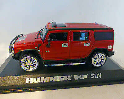Hummer H2 SUV  Red 2004