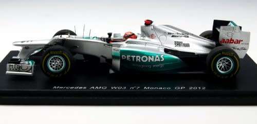 Mercedes AMG W03 #7 Monaco GP 2012 M. Schumacher