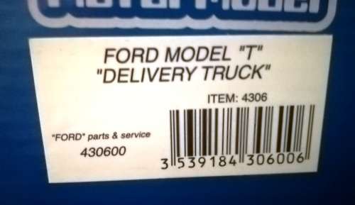 Ford Model T Parts Delivery Truck