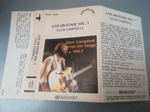 Glen Campbell Live on Stage Vol 1