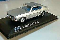FORD CAPRI 1969 SILVER METALLIC 100 YEARS FORD