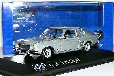 FORD CAPRI 1969 SILVER METALLIC 100 YEARS FORD