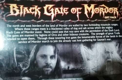 Black Gate of Mordor`Lord of the Rings` (5 Figure Set)