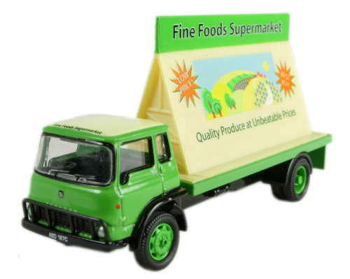 Bedford TK flatbed advertising lorry `Fine Foods Supermarket`