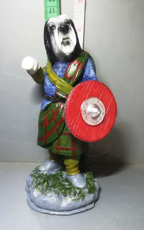 Scottish Clan Warrior Collectable Dog