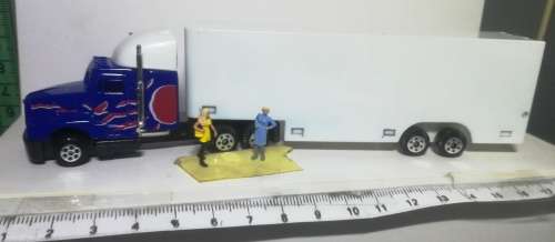 Truck and Containe Trailer