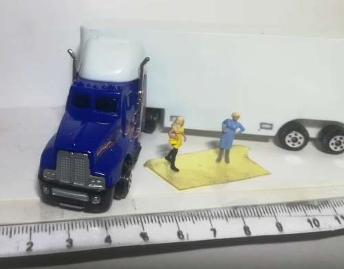 Truck and Containe Trailer