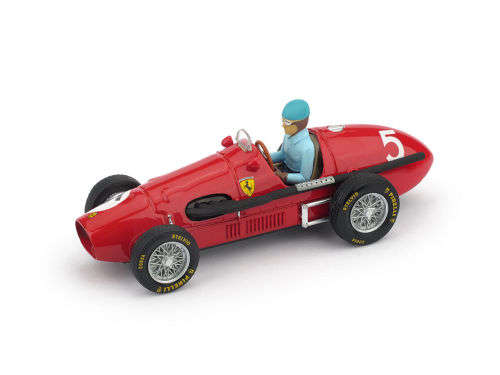 Ferrari 500 F2 with pilot-Ascari World Champion 1953