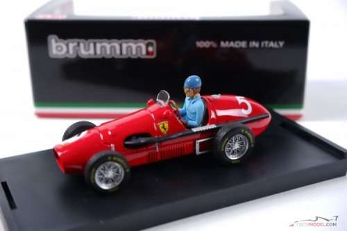 Ferrari 500 F2 with pilot-Ascari World Champion 1953