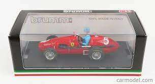 Ferrari 500 F2 with pilot-Ascari World Champion 1953