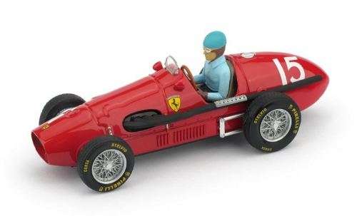 Ferrari 500f2 with pilot-Ascari World Champion 1953