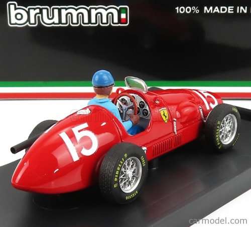Ferrari 500f2 with pilot-Ascari World Champion 1953
